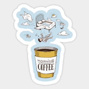 Morning Coffee Sticker